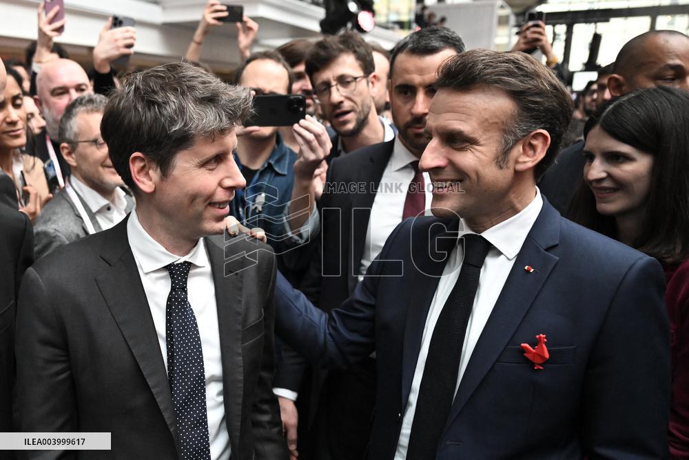 Macron at Business Day - Summit For Action On AI - Paris