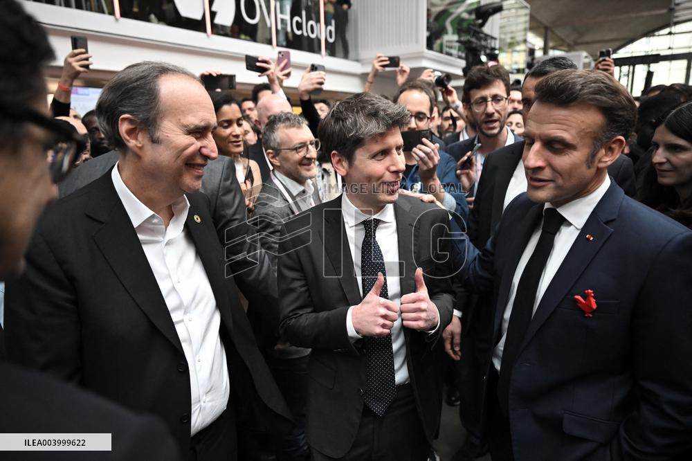 Macron at Business Day - Summit For Action On AI - Paris