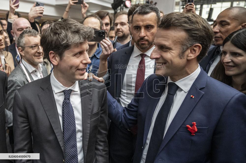 Macron at Business Day - Summit For Action On AI - Paris