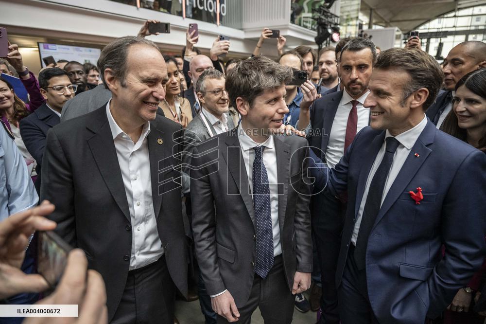 Macron at Business Day - Summit For Action On AI - Paris