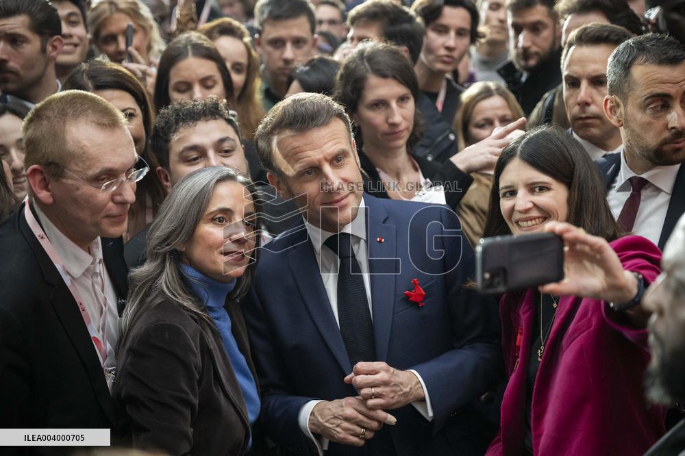Macron at Business Day - Summit For Action On AI - Paris