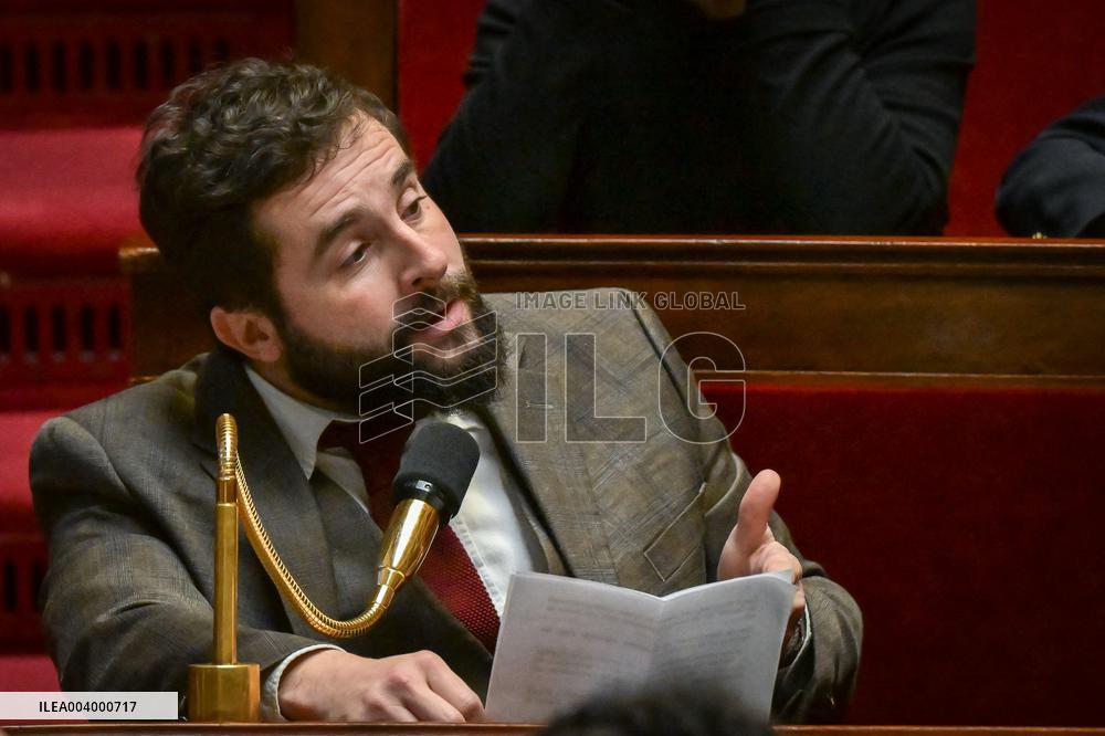 Questions to the government at the National Assembly in Paris FA