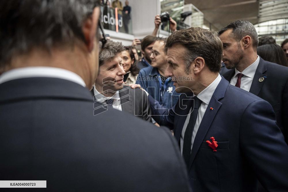 Macron at Business Day - Summit For Action On AI - Paris