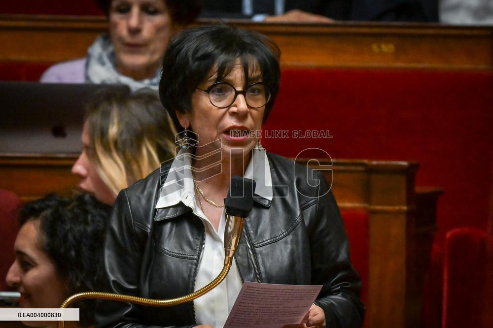 Questions to the government at the National Assembly in Paris FA