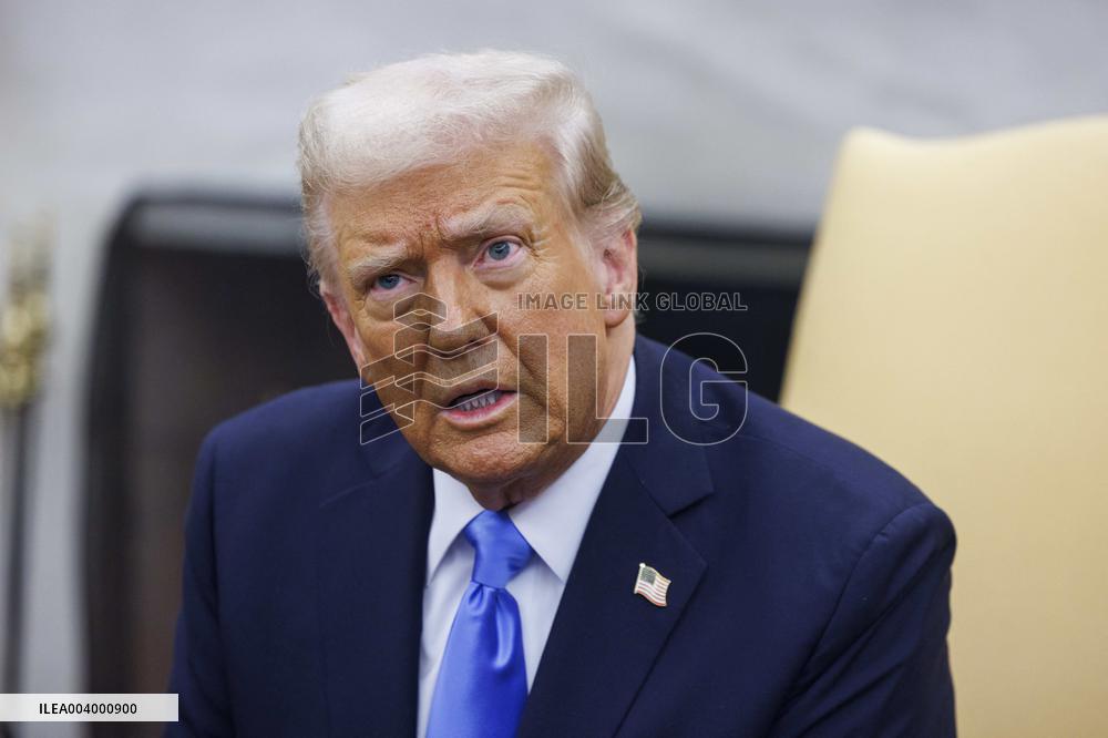 US President Donald Trump Hosts King of Jordan Abdullah II at the White House