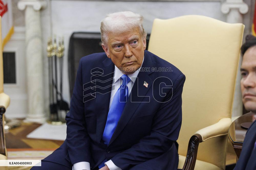 US President Donald Trump Hosts King of Jordan Abdullah II at the White House