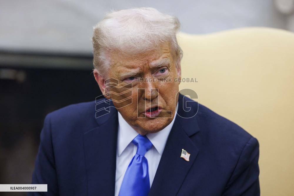 US President Donald Trump Hosts King of Jordan Abdullah II at the White House