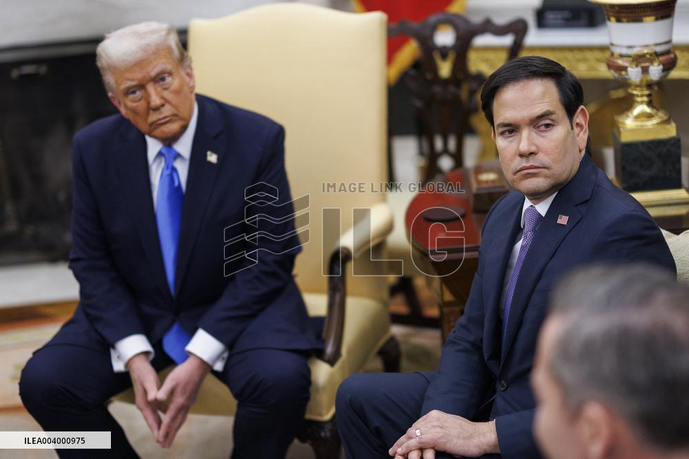 US President Donald Trump Hosts King of Jordan Abdullah II at the White House