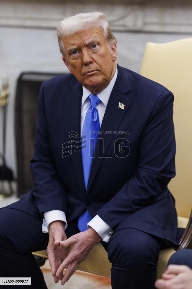 US President Donald Trump Hosts King of Jordan Abdullah II at the White House