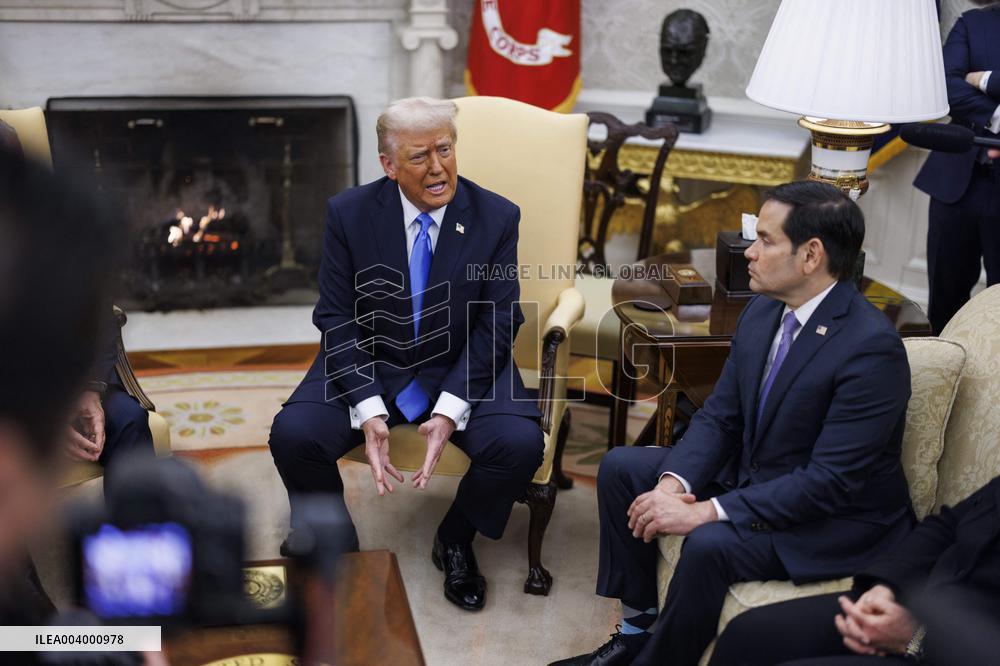 US President Donald Trump Hosts King of Jordan Abdullah II at the White House