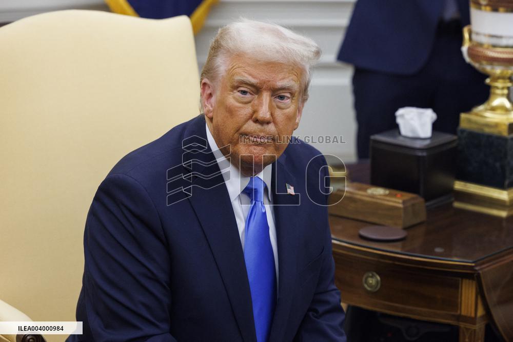 US President Donald Trump Hosts King of Jordan Abdullah II at the White House