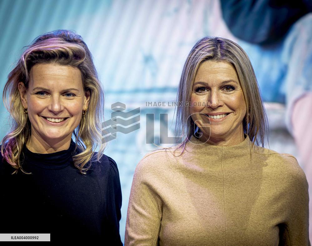 Queen Maxima at the MIND Us event Clicks and Issues: Young and Online - Amsterdam