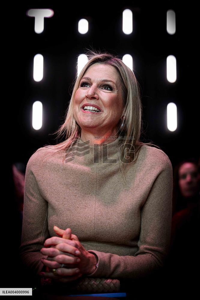 Queen Maxima at the MIND Us event Clicks and Issues: Young and Online - Amsterdam