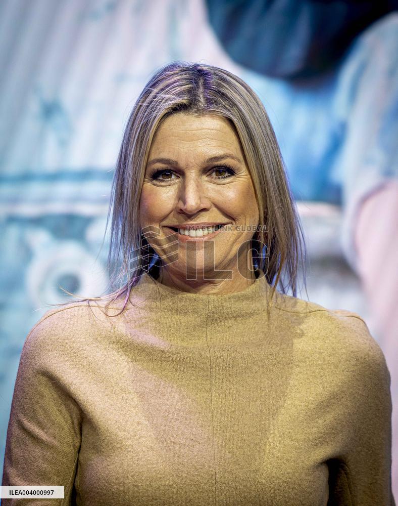 Queen Maxima at the MIND Us event Clicks and Issues: Young and Online - Amsterdam