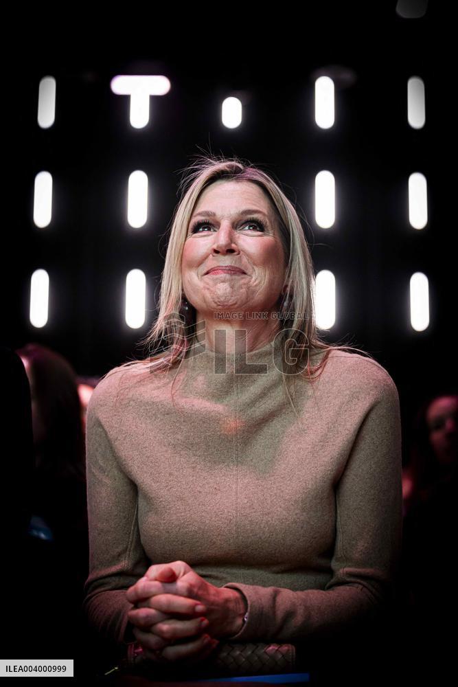 Queen Maxima at the MIND Us event Clicks and Issues: Young and Online - Amsterdam