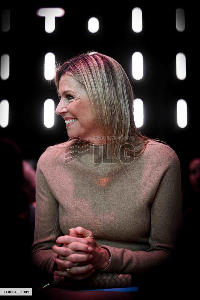 Queen Maxima at the MIND Us event Clicks and Issues: Young and Online - Amsterdam