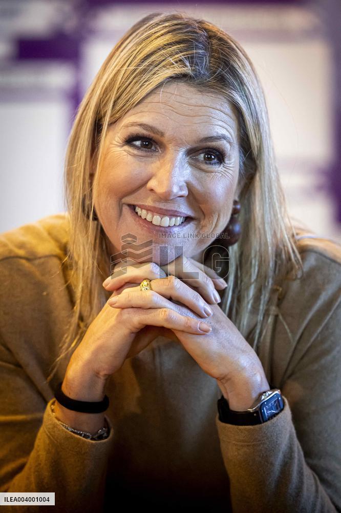 Queen Maxima at the MIND Us event Clicks and Issues: Young and Online - Amsterdam