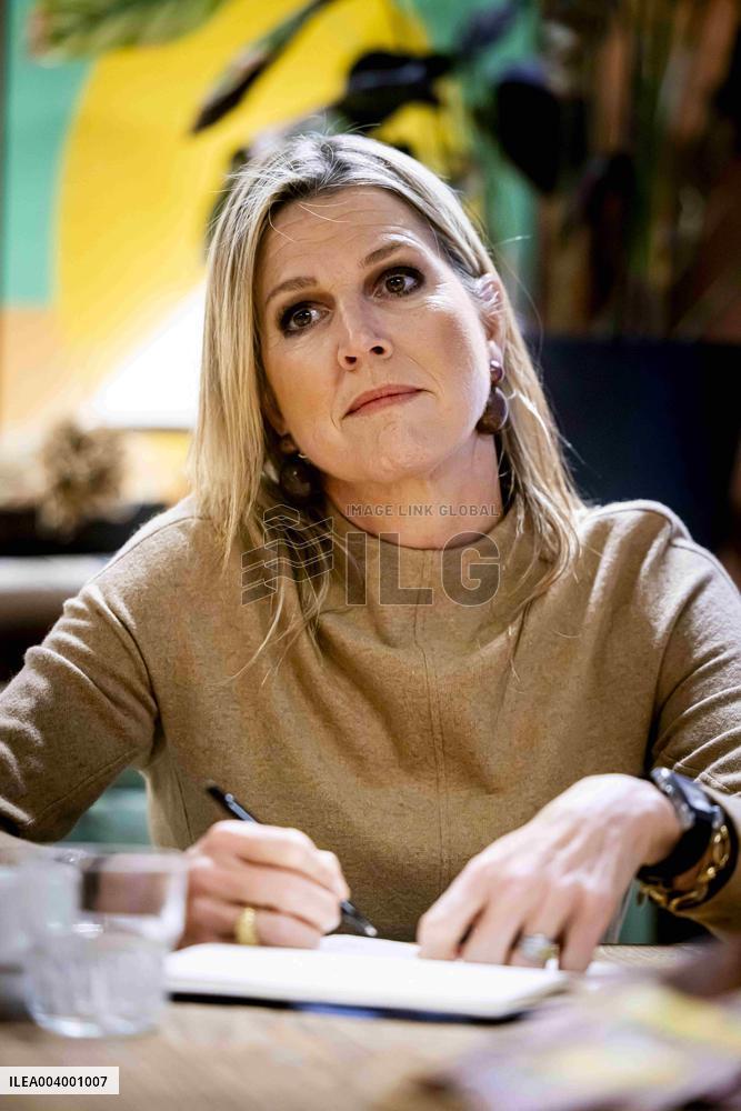 Queen Maxima at the MIND Us event Clicks and Issues: Young and Online - Amsterdam