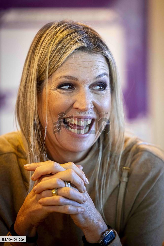 Queen Maxima at the MIND Us event Clicks and Issues: Young and Online - Amsterdam