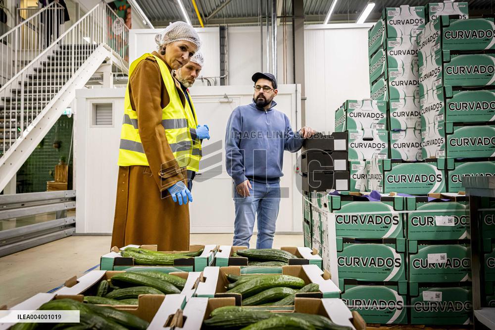 Queen Maxima On A Working Visit - Diemen