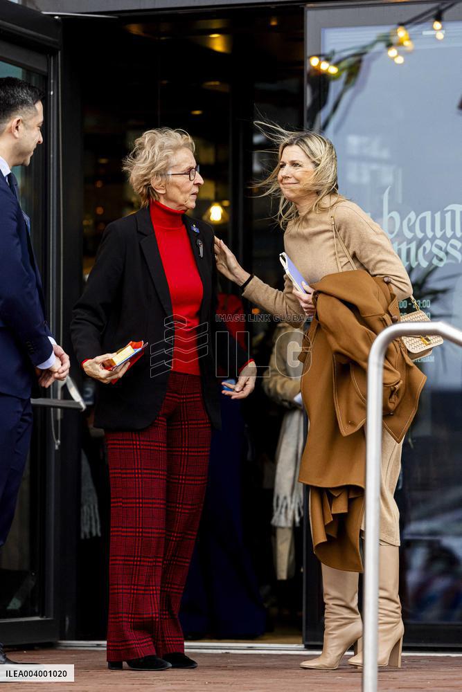 Queen Maxima at the MIND Us event Clicks and Issues: Young and Online - Amsterdam