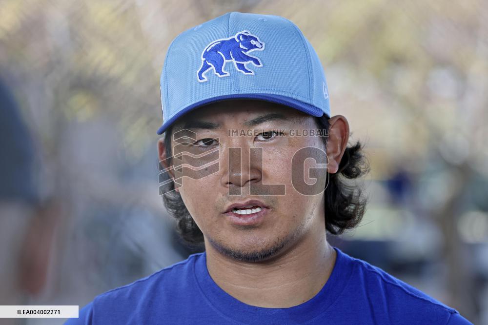 Baseball: Chicago Cubs pitcher Imanaga