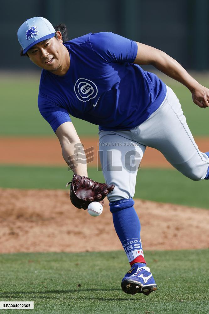 Baseball: Chicago Cubs pitcher Imanaga