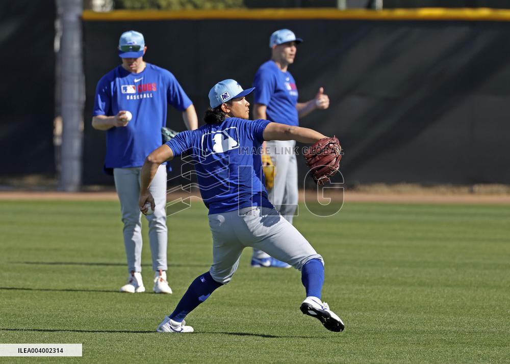Baseball: Chicago Cubs pitcher Imanaga