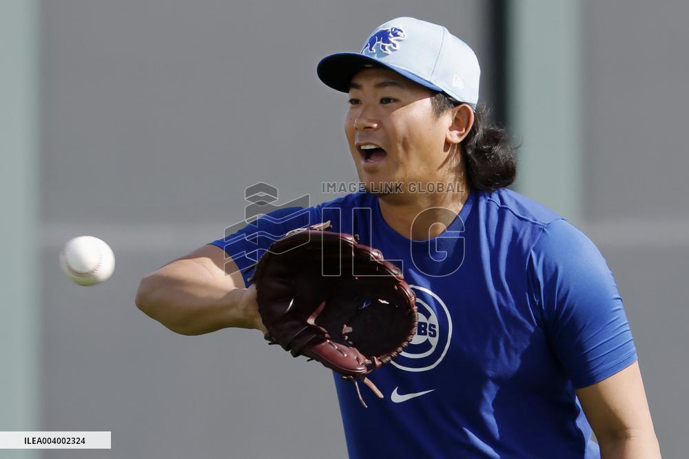 Baseball: Chicago Cubs pitcher Imanaga