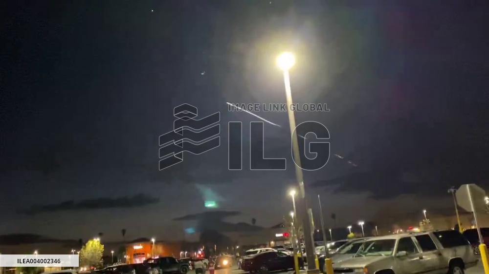 US: SpaceX Launches 23 Starlink Satellites, Illuminating Night Sky 3