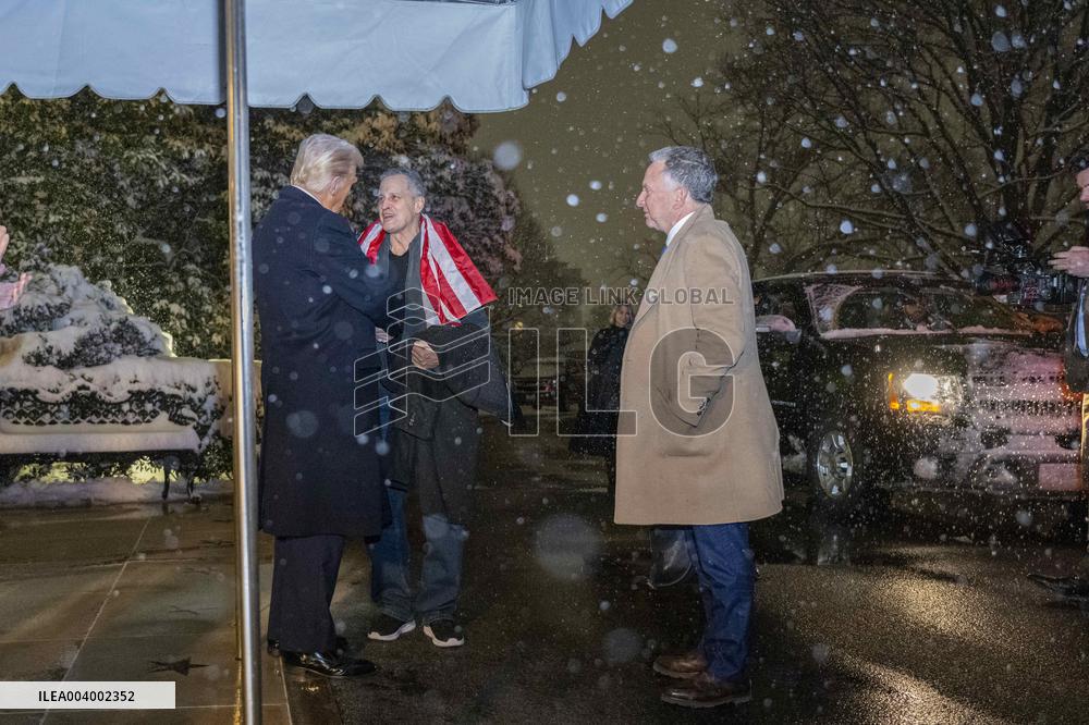 President Trump Welcomes Released Russian Prisoner Mark Fogel