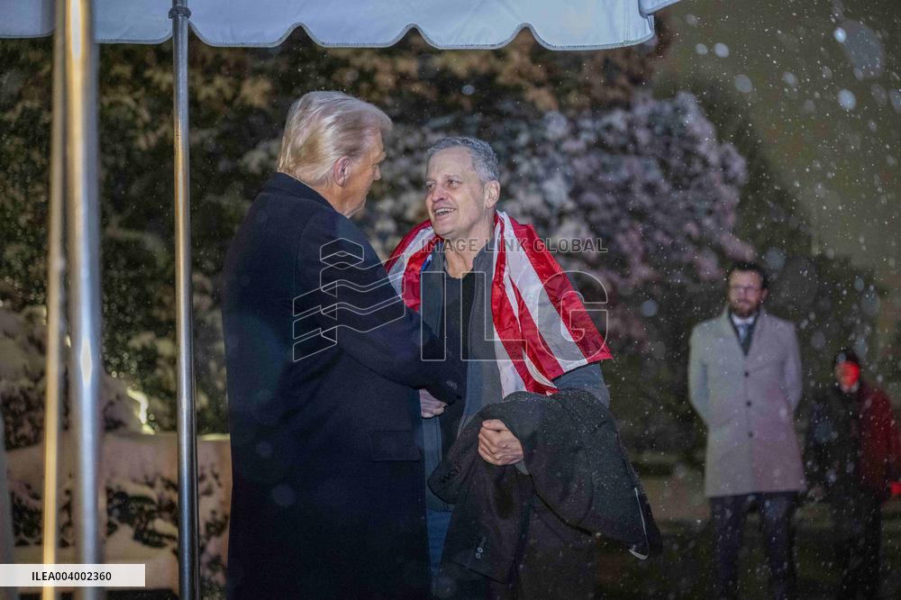 President Trump Welcomes Released Russian Prisoner Mark Fogel