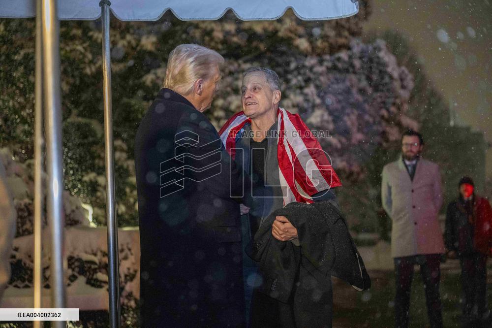 President Trump Welcomes Released Russian Prisoner Mark Fogel