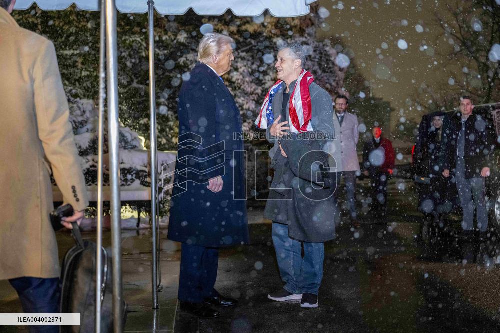 President Trump Welcomes Released Russian Prisoner Mark Fogel