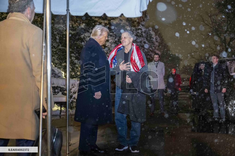 President Trump Welcomes Released Russian Prisoner Mark Fogel