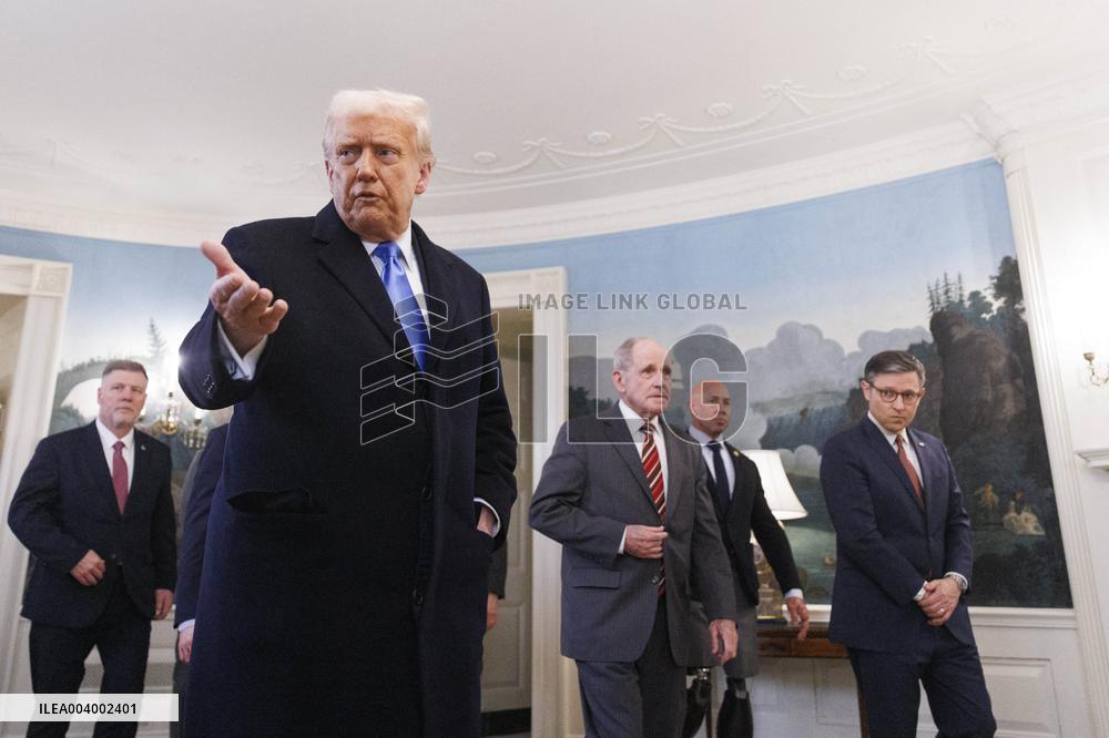 President Trump Welcomes Released Russian Prisoner Mark Fogel at White House