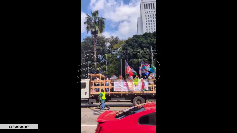 US: Students March Through Downtown LA In Protest Against Trump’s Immigration Policies 2