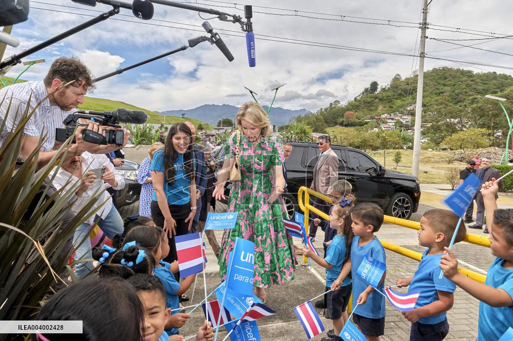 Queen Mathilde Visit To Costa Rica