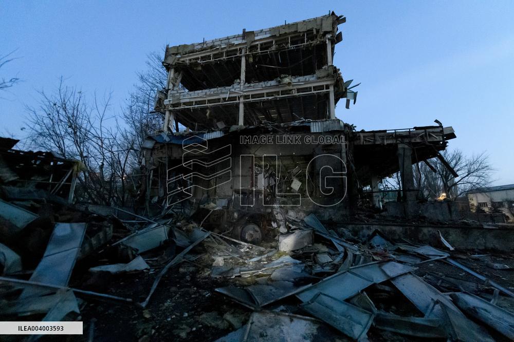 Kyiv under Russian ballistic missile attack