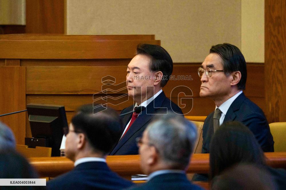 President Yoon at His Impeachment Trial - Seoul