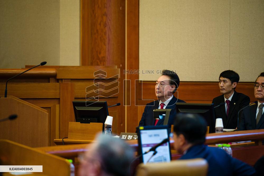 President Yoon at His Impeachment Trial - Seoul