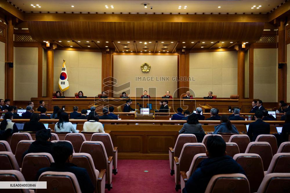 President Yoon at His Impeachment Trial - Seoul