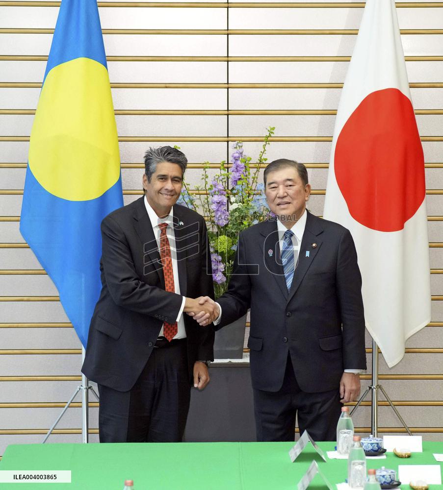 Japan-Palau leaders' meeting in Tokyo