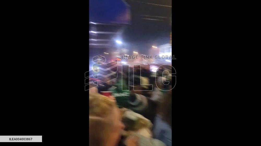 US: Eagles Fans Flock To Streets After Super Bowl LIX Win 7