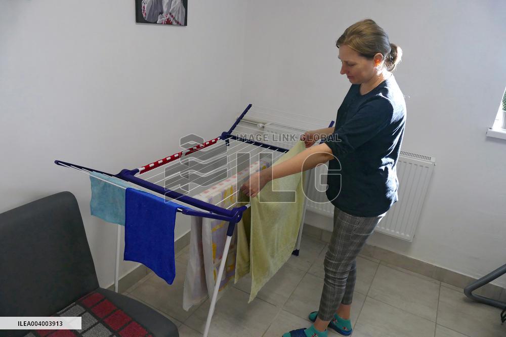 Hostel for displaced persons in western Ukraine