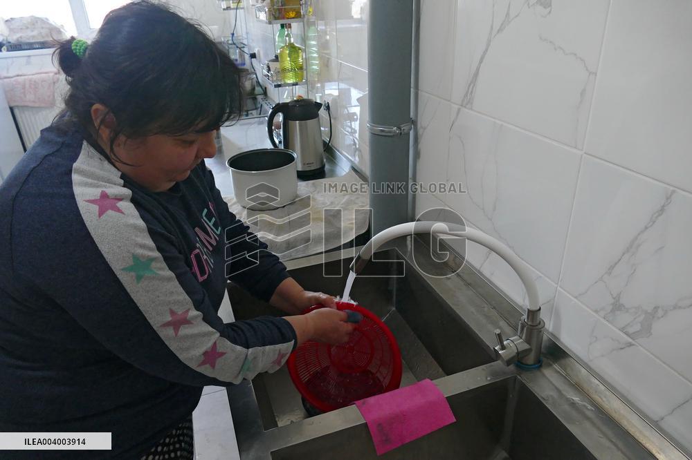 Hostel for displaced persons in western Ukraine