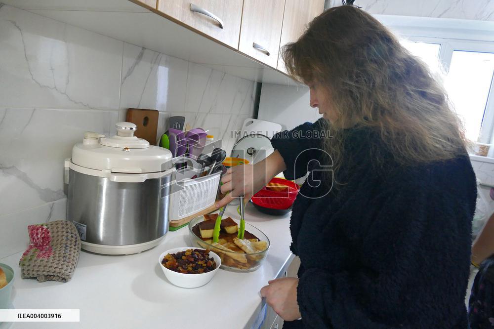 Hostel for displaced persons in western Ukraine