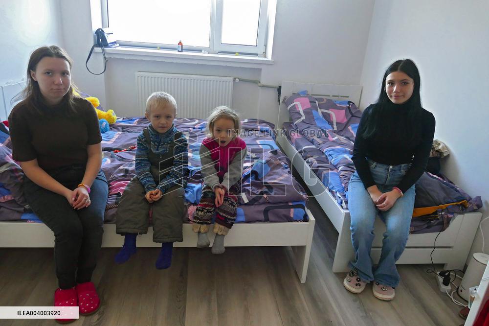 Hostel for displaced persons in western Ukraine
