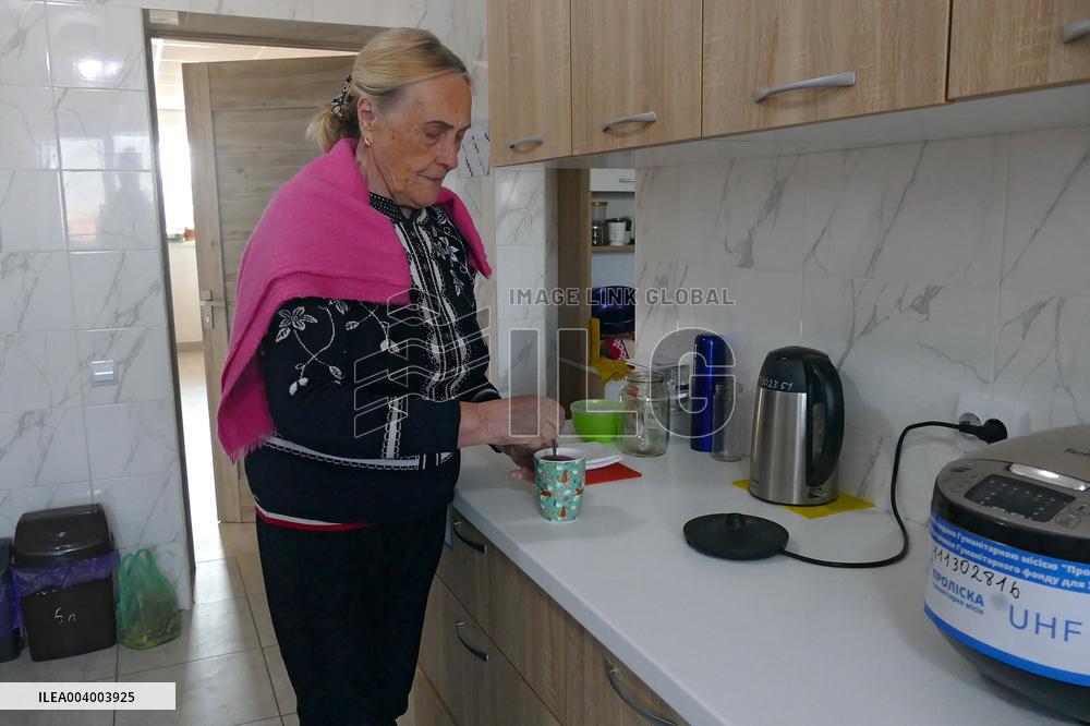 Hostel for displaced persons in western Ukraine