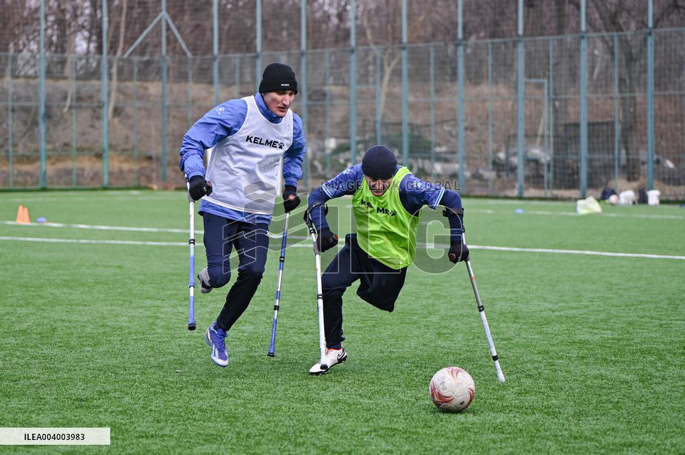 Training session of FC Pokrova Lviv AMP